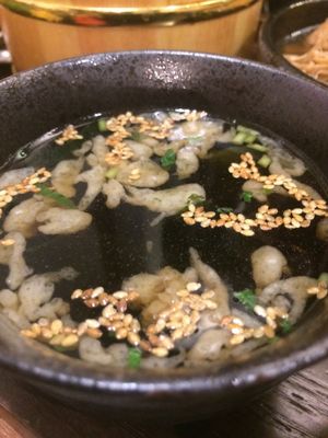 Delicious little soup with the set at Hoshina 穗科 - Zhongshan District in Taipei