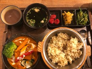 Thai curry set - fantastic  at Hoshina 穗科 - Zhongshan District in Taipei