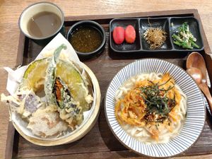 Kimchi cold noodle set at Hoshina 穗科 - Zhongshan District in Taipei