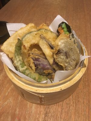 Veg tempura at Hoshina 穗科 - Zhongshan District in Taipei