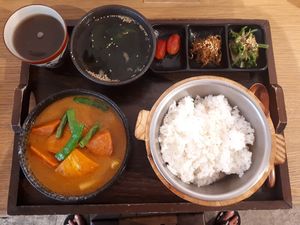 Japanese curry set meal at Hoshina 穗科 - Zhongshan District in Taipei