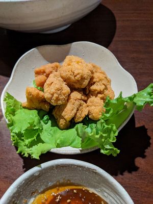 Popcorn tofu at Hoshina 穗科 - Zhongshan District in Taipei
