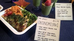 Vegan Okonomiyaki at Hai Dozo! in East London