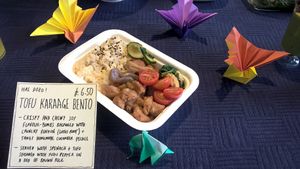 Tofu Karaage Bento at Hai Dozo! in East London