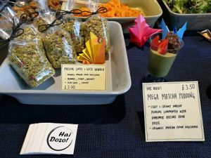 Matcha & goji berry granola :) at Hai Dozo! in East London