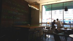 Inside at MOMO in Kyiv