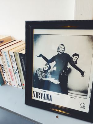 Nirvana themed at In Bloom in Glasgow