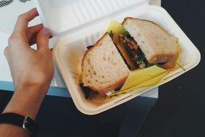 BLT Turnover Sandwich at In Bloom in Glasgow