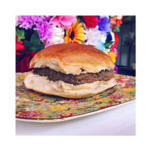 Roll and square sausage! at In Bloom in Glasgow