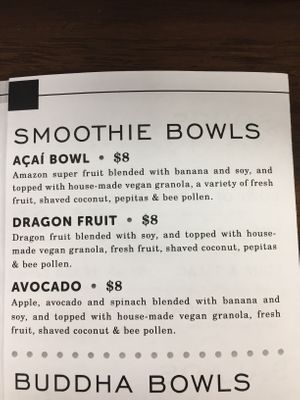 Vegan options  at Harriet & Oak in Rapid City