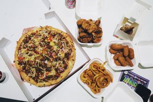 Vegan feast at Zad's in Manchester