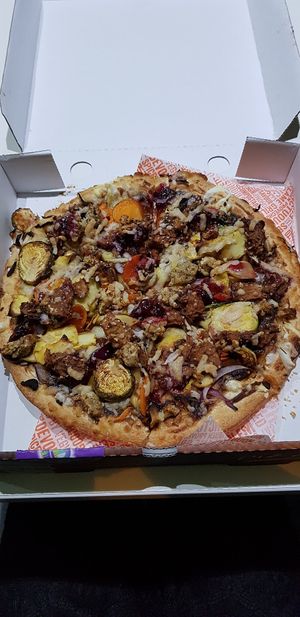 Christmas Pizza at Zad's in Manchester