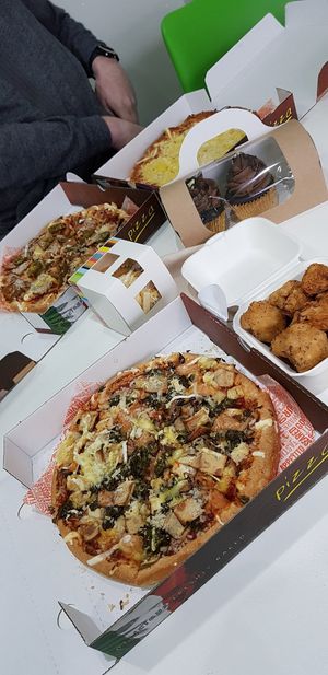 Post 20 mile run refuel at Zad's in Manchester