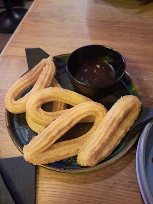 Churros (on special - REALLY good) at eS Bar in Keswick