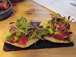 Avocado Tostadas at eS Bar in Keswick