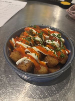 Patatas bravas  at eS Bar in Keswick