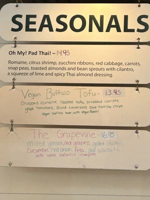 Vegan dish   at Homegrown Kitchen in East Aurora