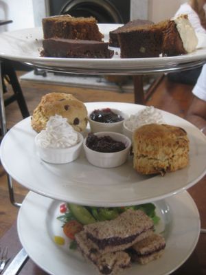 Vegan afternoon tea at Gillam's Tea Room in Ulverston
