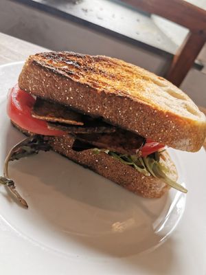 Tofu BLT at Gillam's Tea Room in Ulverston
