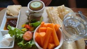 kids mezze at Gillam's Tea Room in Ulverston