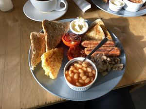 Vegan breakfast  at Blue Bay Cafe and Bakery in Dundrum