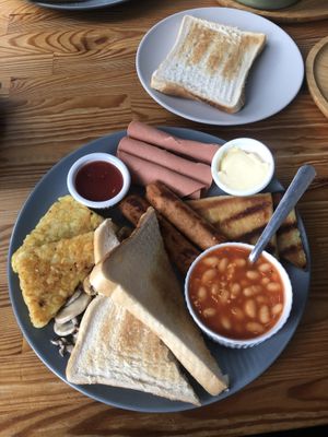 Huge portions! Yum yum yum... at Blue Bay Cafe and Bakery in Dundrum