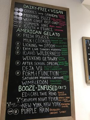 STIL menu, September 2019 at The STIL - W Broad in Boise