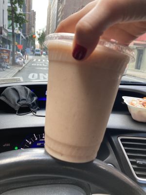 Horchata milkshake !  at Marty's V Burger in New York City