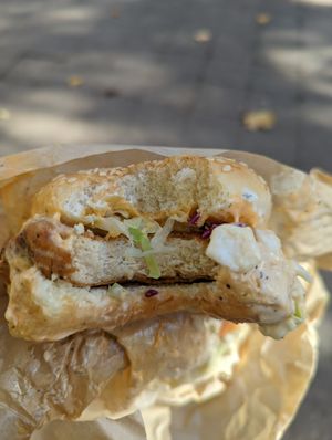 Hot Chick. at Marty's V Burger in New York City