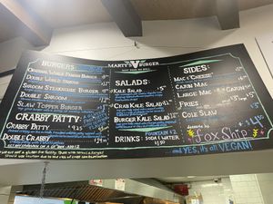   at Marty's V Burger in New York City