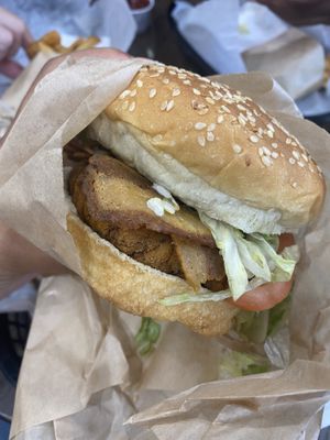   at Marty's V Burger in New York City