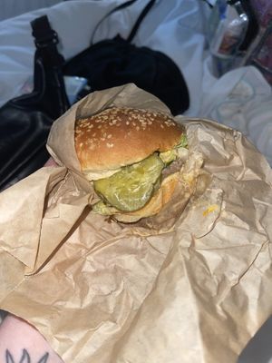   at Marty's V Burger in New York City