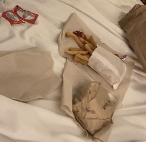   at Marty's V Burger in New York City