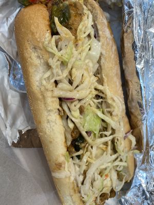 Sub Plus Slaw  at Marty's V Burger in New York City