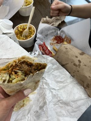 Crunchito, Cajun Mac and fries   at Marty's V Burger in New York City