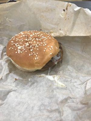 Shroom steakhouse burger at Marty's V Burger in New York City