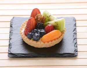 Crostatina frutta  at Universo Vegano in Verona