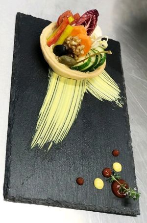 Crostatina salata  at Universo Vegano in Verona