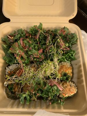 Yakiniku Sushi!  at Hemp Cafe Tokyo in Tokyo