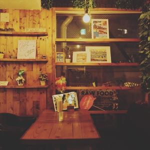 Inside of the shop at Hemp Cafe Tokyo in Tokyo