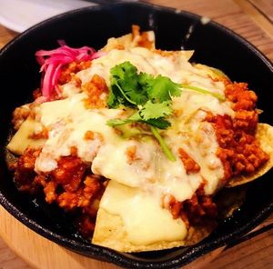 vegan nacho❤️ at Hemp Cafe Tokyo in Tokyo