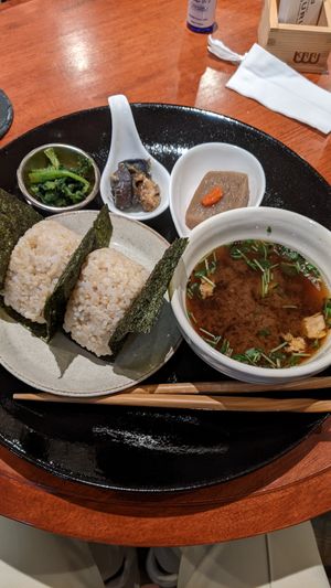 おにぎりプレート at Kururu in Nara