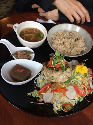 $20 lunch set.  at Kururu in Nara