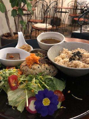 Burger meal - delicious  at Kururu in Nara