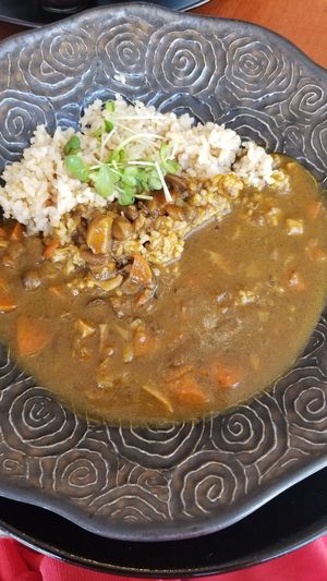 Vegan Curry Rice at Kururu in Nara