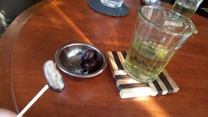 Beans with green tea  3 at Kururu in Nara