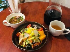 Salad at Kururu in Nara