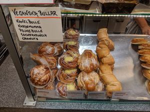 vegan pastries at Bagar'n Hornstull in Stockholm