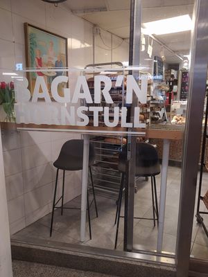 Outside at Bagar'n Hornstull in Stockholm