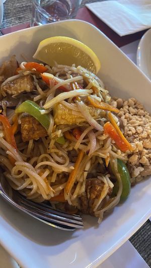   at Paradox Thai Food and Bar in Santorini